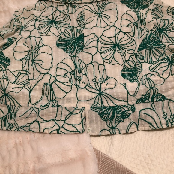 Darling cotton embroidered crop jacket XL - Picture 4 of 7